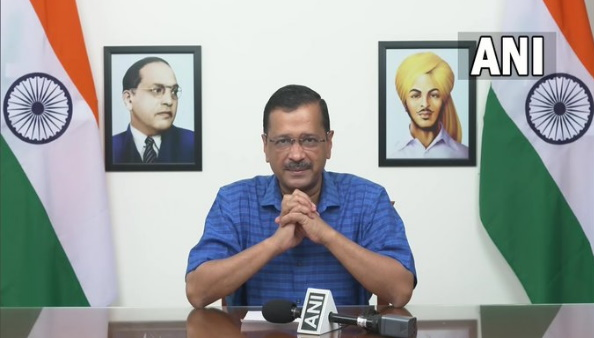 केजरीवाल ने लोगों को घर में तिरंगा फहराने के लिए प्रेरित किया