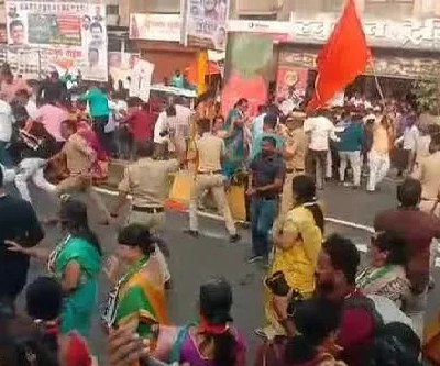 ठाणे में भाजपा और राकांपा कार्यकर्ताओं के बीच झड़प, 16 गिरफ्तार