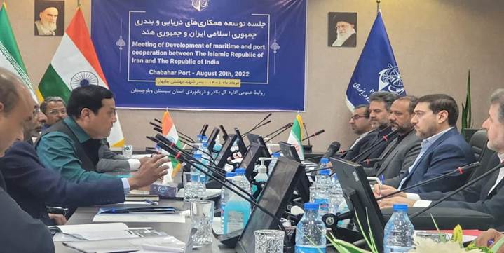 चाबहार बंदरगाह को माननीय प्रधानमंत्री मोदी की सोच के अनुसार क्षेत्र का ट्रेड, ट्रांजिट और कनेक्टिविटी हब बनाने के लिए आपसी सहयोग को प्रोत्साहन: सर्बानंद सोनोवाल