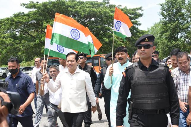 तिरंगा हमारे सम्मान, गौरव और स्वाभिमान का प्रतीक है- सर्बानंद सोनोवाल