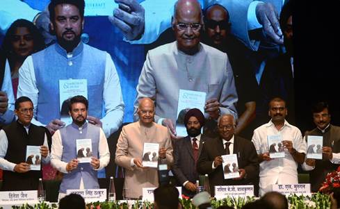 पूर्व राष्ट्रपति रामनाथ कोविंद ने ‘अम्बेडकर एंड मोदी: रिफॉर्मर्स आइडियाज परफॉर्मर्स इम्प्लीमेंटेशन’ पुस्तक का किया विमोचन