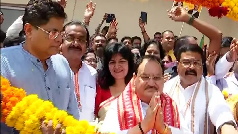 दो दिवसीय दौरे पर आज ओडिशा पहुंचे भाजपा अध्यक्ष नड्डा