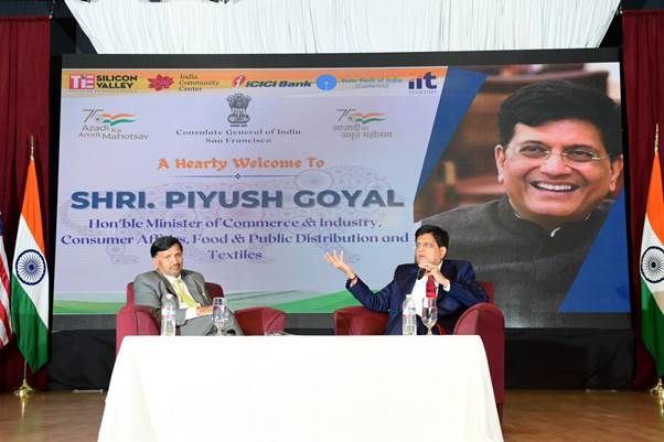 अमेरिका में प्रवासी भारतीय ‘वसुधैव कुटुम्बकम’ दर्शन के सच्चे दूत हैं- श्री गोयल