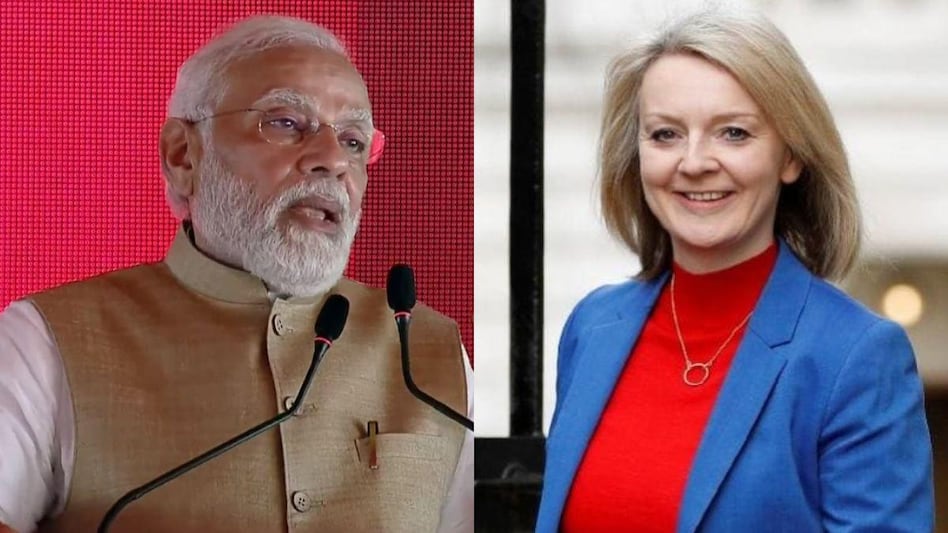 पीएम नरेन्द्र मोदी और ब्रिटेन की प्रधानमंत्री एलिजाबेथ ट्रस के बीच टेलीफोन पर बातचीत