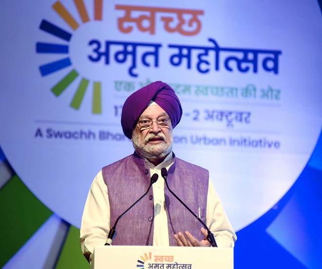 16 करोड़ मीट्रिक टन कचरे वाले और 15,000 एकड़ की प्राइम जमीन वाली सभी पुरानी डंपसाइटों को ठीक किया जाएगा- हरदीप एस पुरी