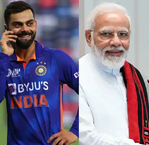 प्रधानमंत्री नरेन्द्र मोदी ने आईसीसी टी20 मैच में जीत पर भारतीय क्रिकेट टीम को दी बधाई
