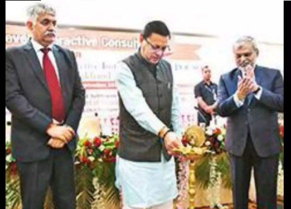 दो दिवसीय ‘विचार-मंथन’ सत्र में शामिल हुए सीएम धामी, ई-सुरक्षा मॉडल के बारें दी जानकारी