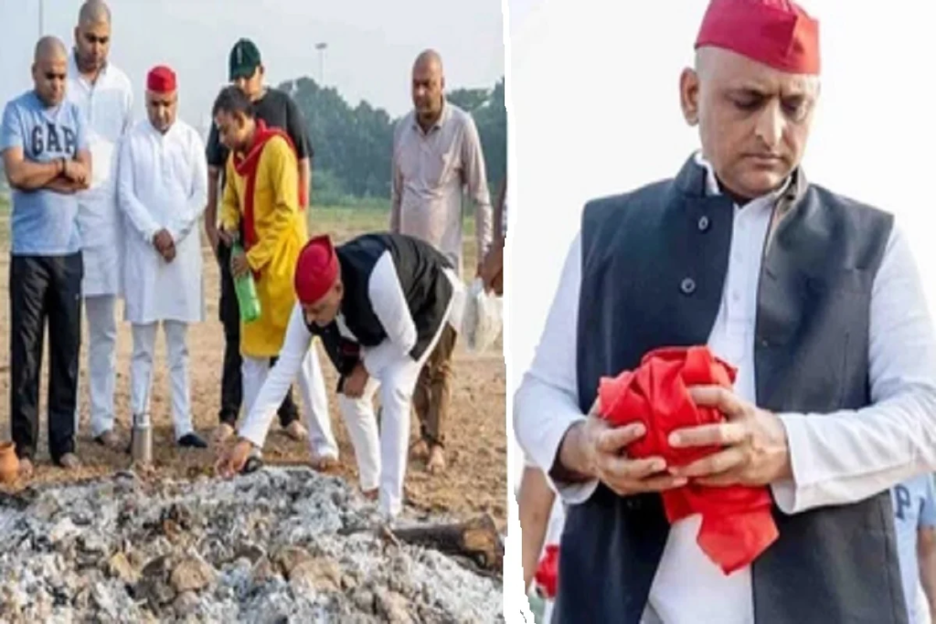 अखिलेश कल मुलायम सिंह की अस्थियां हरिद्वार में विसर्जित करेंगे