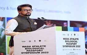 खेल मंत्री अनुराग सिंह ठाकुर ने किया विश्व डोपिंग रोधी एजेंसी की एथलीट बायोलॉजिकल पासपोर्ट संगोष्ठी-2022 का शुभारंभ