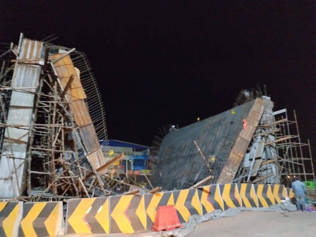 केरल में निर्माणाधीन वाहन अंडरपास का स्लैब गिरा, किसी के हताहत होने की खबर नहीं