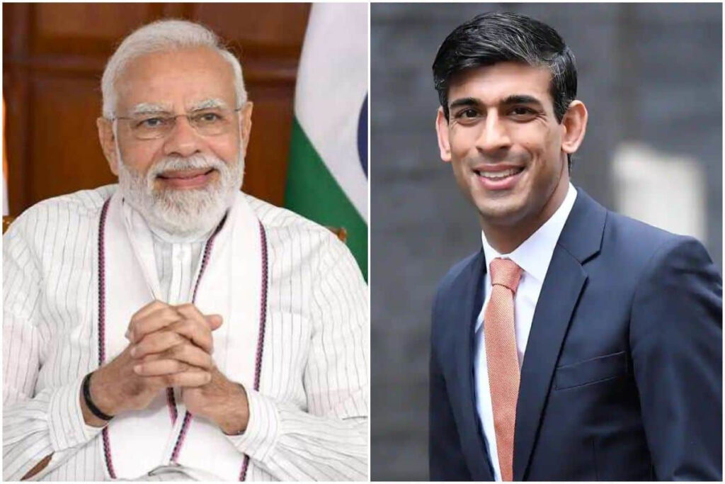 प्रधानमंत्री ने ऋषि सुनक को ब्रिटेन के प्रधानमंत्री चुने जाने पर बधाई दी