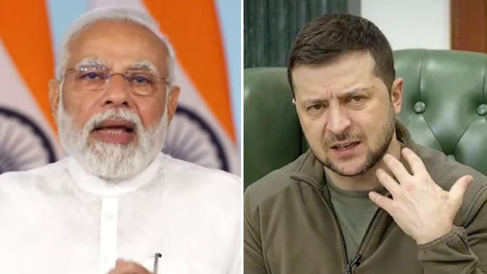 प्रधानमंत्री मोदी और यूक्रेन के राष्ट्रपति के बीच टेलीफोन पर हुई बातचीत