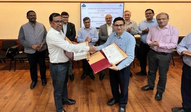 सेल और एएआई ने राउरकेला में हवाई अड्डे के वाणिज्यिक संचालन के लिए समझौता किया आरसीएस उड़ान योजना के अंतर्गत हुआ समझौता