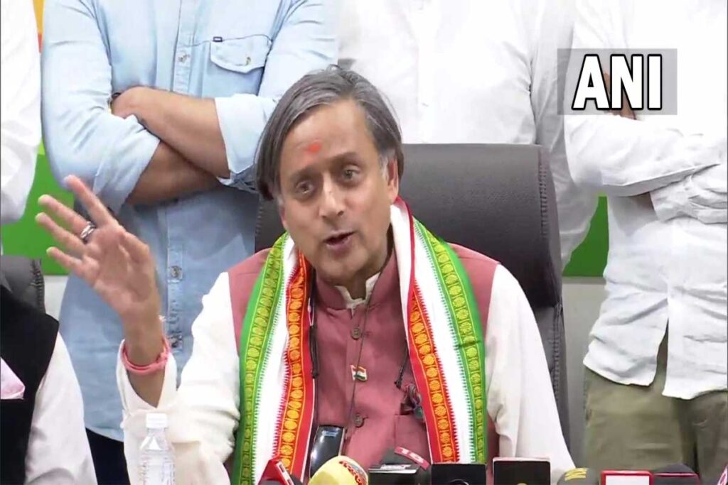 हमारी पार्टी में परिवर्तन चाहिए और मैं वो बदलाव ला सकता हूं: कांग्रेस अध्यक्ष उम्मीदवार थरूर