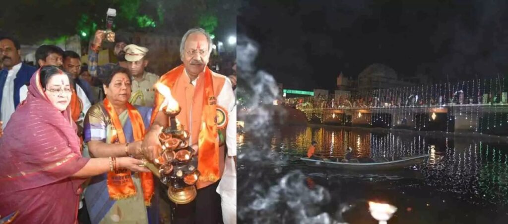 छत्तीसगढ़: महादेव घाट में आयोजित छठ महापर्व में हुई शामिल राज्यपाल उइके