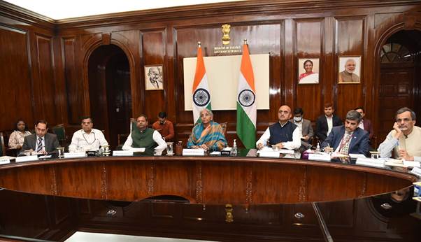 केंद्रीय वित्त मंत्री सीतारमण ने आगामी केंद्रीय बजट 2023-24 के लिए बजट पूर्व बैठकों का किया समापन