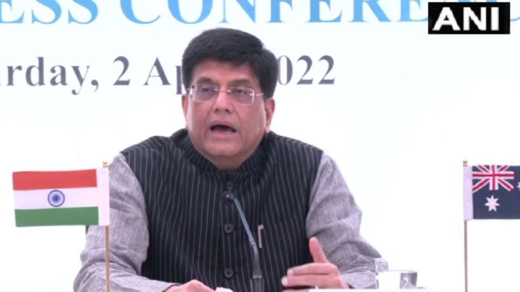 ईसीटीए के परिणामस्वरूप लगभग 10 लाख रोजगार सृजित किए जाएंगे : श्री पीयूष गोयल