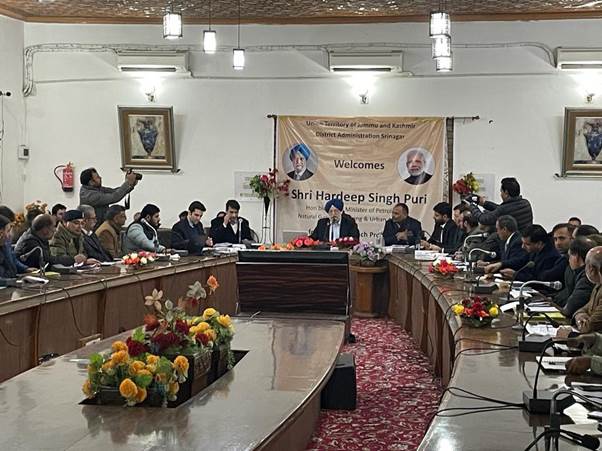 प्रधानमंत्री ने जम्मू और कश्मीर के विकास का जो सपना देखा, वह साकार हो रहा है: हरदीप एस. पुरी