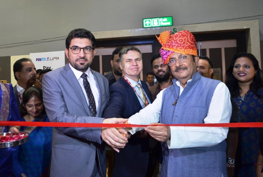 नई दिल्ली के प्रगति मैदान में राजस्थान मण्डप नए रूप-रंग के साथ शुरू, चेयरमैन राजीव अरोड़ा ने किया उद्घाटन
