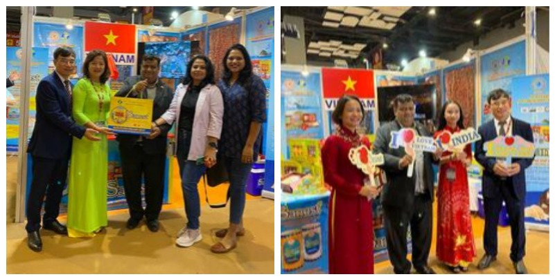 नई दिल्ली में भारत अंतर्राष्ट्रीय व्यापार मेला 2022 में शामिल हुआ खान होआ सैनेस्ट सॉफ्ट ड्रिंक ज्वाइंट स्टॉक