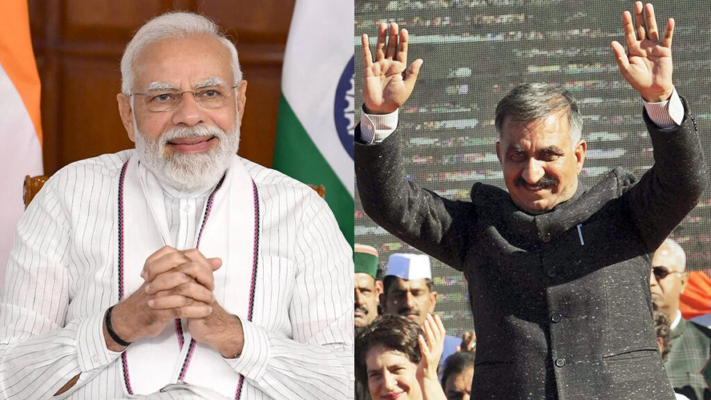 प्रधानमंत्री ने सुखविंदर सिंह सुक्खू को हिमाचल प्रदेश के मुख्यमंत्री के रूप में शपथ लेने पर दी बधाई