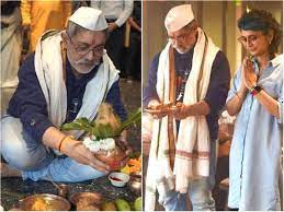 आमिर खान ने एक्स वाइफ किरण राव के साथ की कलश पूजा और आरती