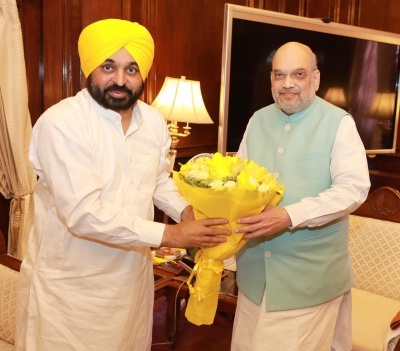 सीएम भगवंत मान ने गृह मंत्री अमित शाह से की मुलाकात, पंजाब पुलिस के आधुनिकीकरण पर हुई बात