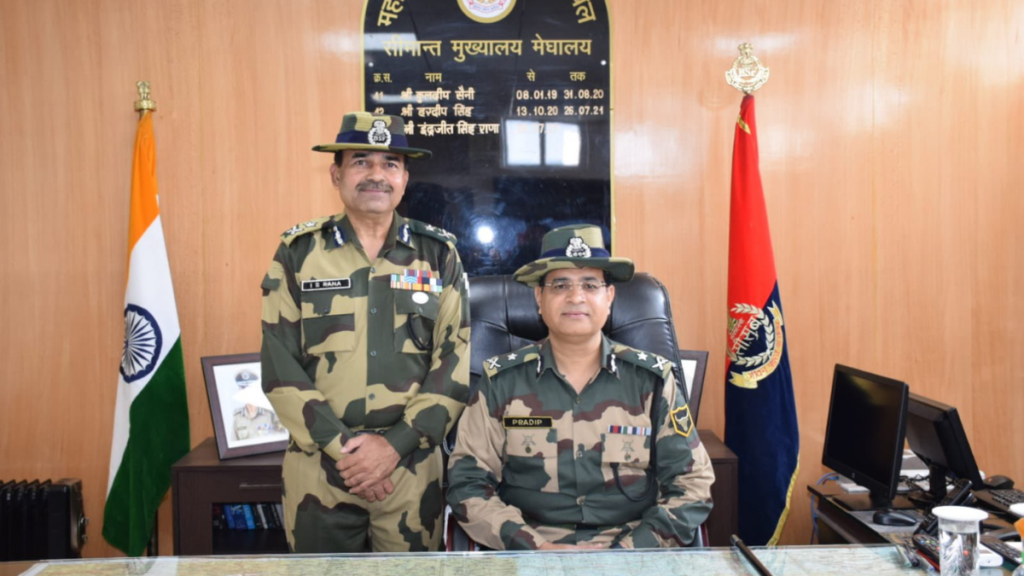 प्रदीप कुमार ने बीएसएफ मेघालय फ्रंटियर की कमान संभाली