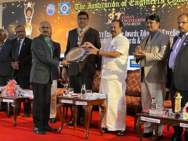 एनएमडीसी ने जीता आईईआई उद्योग उत्कृष्टता पुरस्कार 2022
