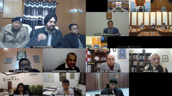 प्रधानमंत्री के प्रधान सचिव ने की जोशीमठ की स्थिति की उच्च स्तरीय समीक्षा, उत्तराखंड के मुख्य सचिव ने जोशीमठ से पीएमओ को दी जानकारी