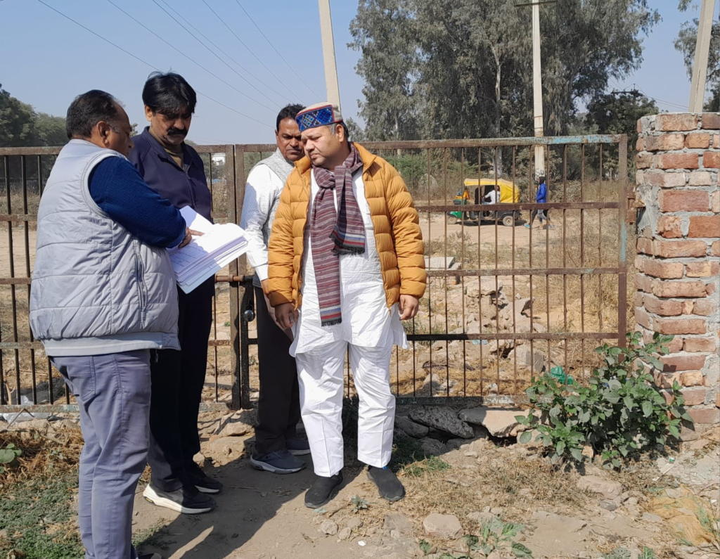 शामशान धाट में भी घोटाला करने से बाज नही आ रहे नगर निगम फरीदाबाद के अधिकारी- विधायक नीरज शर्मा