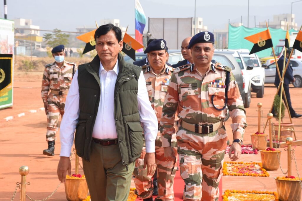 केंद्रीय गृह राज्य मंत्री नित्यानन्द राय ने अलवर में प्रशिक्षणार्थी छात्रावास और परिवार आवासीय भवनों का किया उद्घाटन