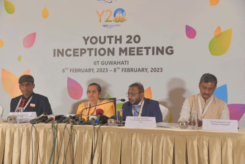 गुवाहाटी में शुरू हुई पहली यूथ20 (वाई20) इंसेप्शन मीटिंग 2023