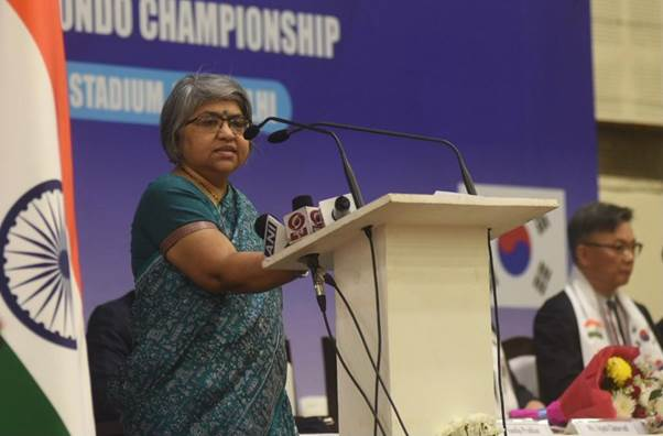 खेल देशों के बीच मित्रता और सहयोग को मजबूत बनाने के माध्यम के रूप में काम करते हैं : खेल सचिव सुजाता चतुर्वेदी