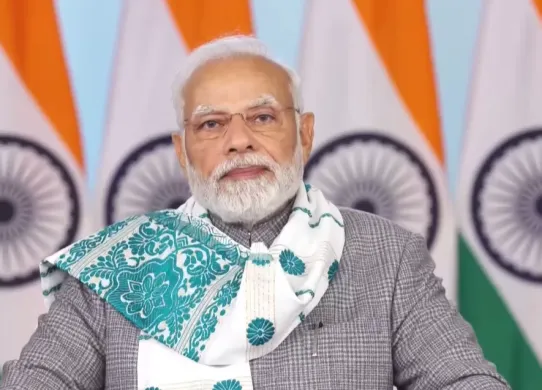 प्रधानमंत्री ने दुन्गती गांव के लोगों को -30 डिग्री सेल्सियस तापमान पर भी नल से पानी मिलने पर बधाई दी