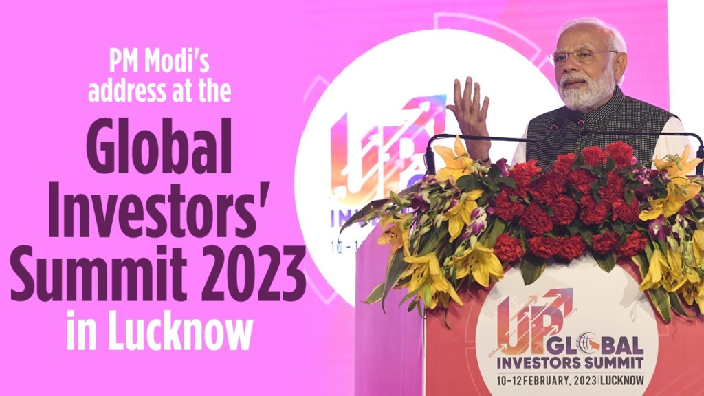 भारत की राष्ट्रपति ने उत्तर प्रदेश वैश्विक निवेशक शिखर सम्मेलन- 2023 के समापन सत्र को संबोधित किया