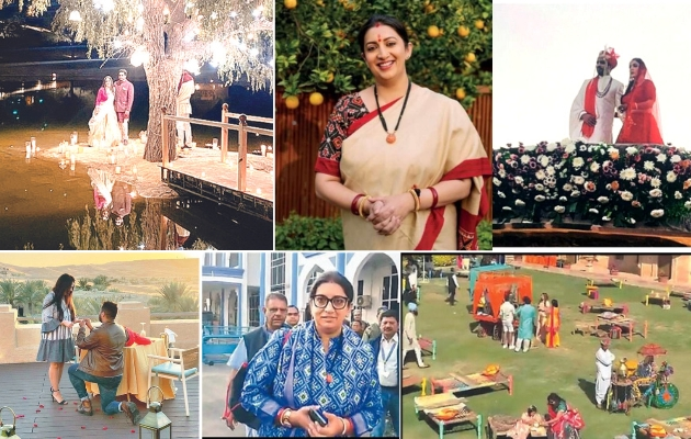 बेटी शैनेल की शादी में जमकर थिरकी केंद्रीय मंत्री स्मृति ईरानी, शंख बजाकर शुरू की रस्में