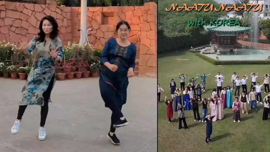 भारत में कोरियाई दूतावास ने आरआरआर फिल्म से नाटू-नाटू नृत्य कवर साझा किया