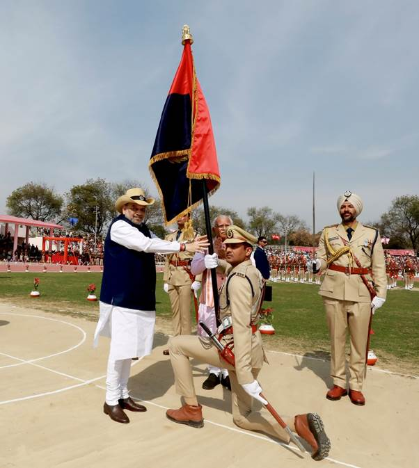 हरियाणा पुलिस को ‘प्रेसिडेंट कलर’ मिलना प्रोफेशनलिज्म और उच्च मानकों का प्रमाण है:अमित शाह