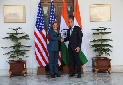 भारत विदेश सचिव-अमरीकी राजनीतिक कार्य अपर सचिव ने भारत-अमरीका विदेश कार्यालय वार्षिक परामर्श की सह-अध्यक्षता की