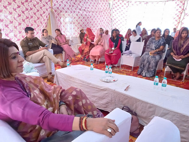 हरियाणा महिला आयोग की अध्यक्ष रेणु भाटिया ने महिला सरपंचों को उनके अधिकारों के बारें में दी जानकारी