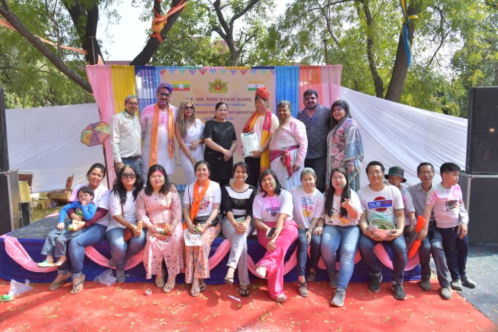 “म्यांमार दूतावास में होली समारोह”: म्यांमार और जीटीटीसीआई के दूतावास ने किया होली का आयोजन