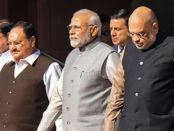 दिल्ली में बीजेपी संसदीय दल की बैठक शुरू, PM मोदी-अमित शाह- जेपी नड्डा होंगे शामिल