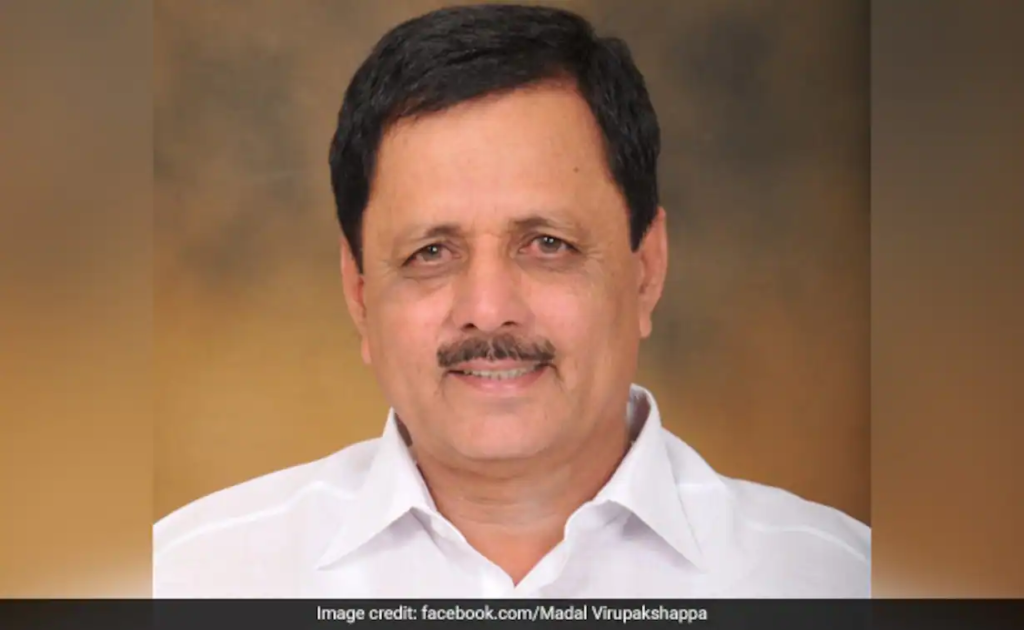 कर्नाटक के BJP विधायक मदल विरुपक्षप्पा को पांच दिन की हिरासत में भेजा, रिश्वत कांड में हुए थे गिरफ्तार
