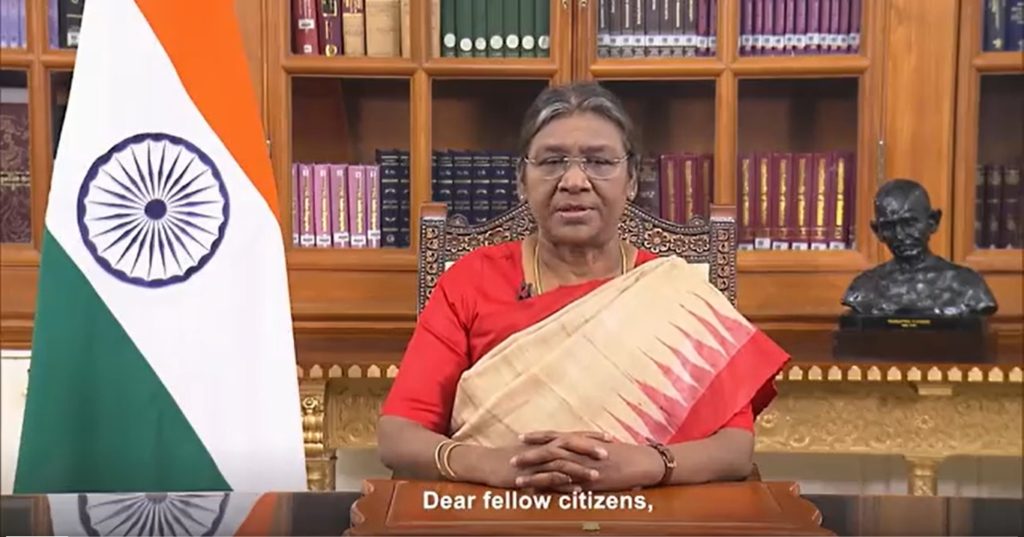 राष्ट्रपति ने चैत्र शुक्लादि, उगादि, गुड़ी पड़वा, चेती चांद, नवरेह और साजिबु चेरोबा की पूर्व संध्या पर देशवासियों को बधाई दी
