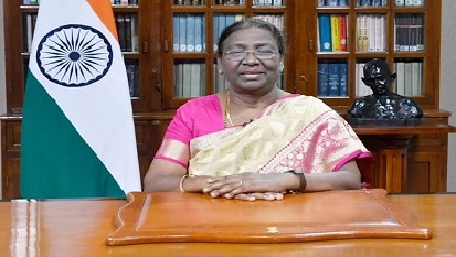 राष्ट्रपति द्रौपदी मुर्मु ने नेपाल के राष्ट्रपति के साथ टेलीफोन पर बातचीत की