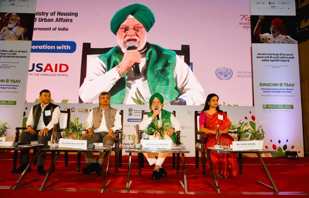 स्वच्छोत्सव-2023-1,000 शहरों को अक्टूबर 2024 तक 3 सितारा कचरा मुक्त शहर बनाने का लक्ष्यः हरदीप एस. पुरी