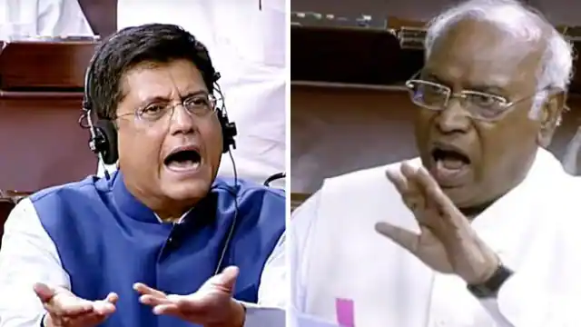 पीयूष गोयल ने कांग्रेस नेता मल्लिकार्जुन खड़गे पर लगाया भारत की संसद का अपमान करने का आरोप