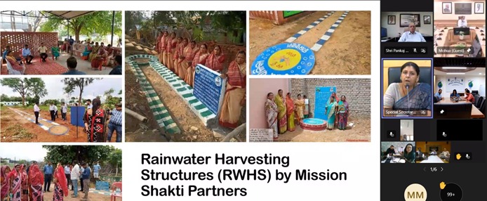 जल संसाधन विभाग ,आवासन और शहरी कार्य मंत्रालय के सचिवों ने संयुक्त रूप से समीक्षा बैठक की अध्यक्षता की