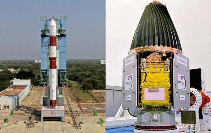 इसरो आज दोपहर श्रीहरिकोटा से सिंगापुर के दो उपग्रहों के साथ पीएसएलवी-सी 55 का करेगा प्रक्षेपण